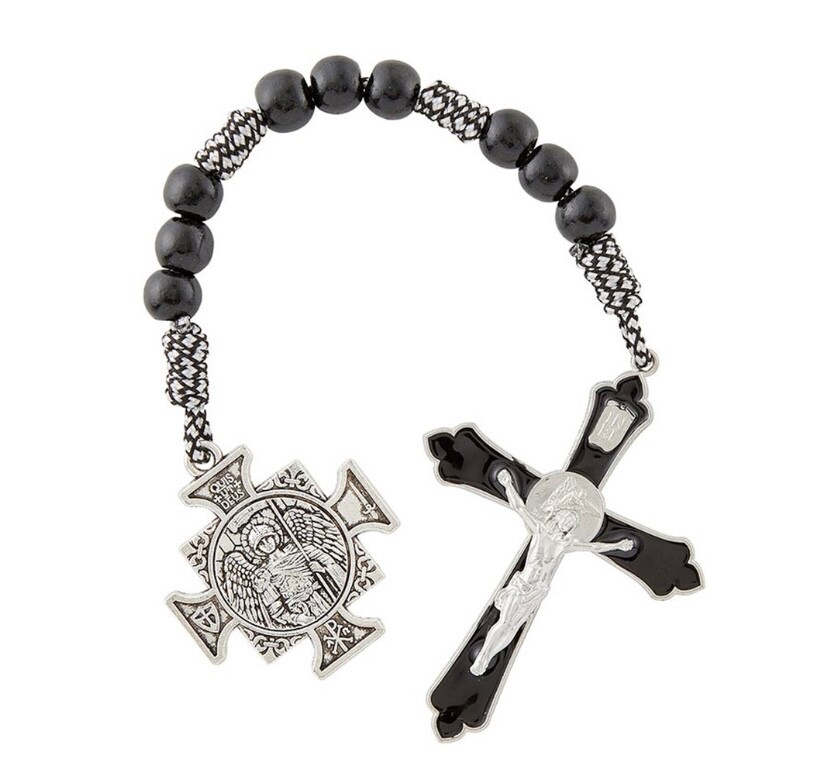 St Michael 1 Decade Rosary + Card Chaplet Tenacious Tenner San Miguel Rosario
