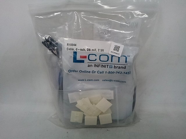 L-COM K0008 Integration Kit Infinite Brand Cable D-Sub DB m/l 2.5 Ft
