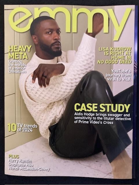 EMMY MAGAZINE ALDIS HODGE 2024