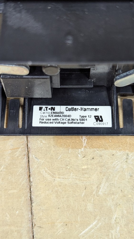 Eaton reduced voltage softstarter EMA69D