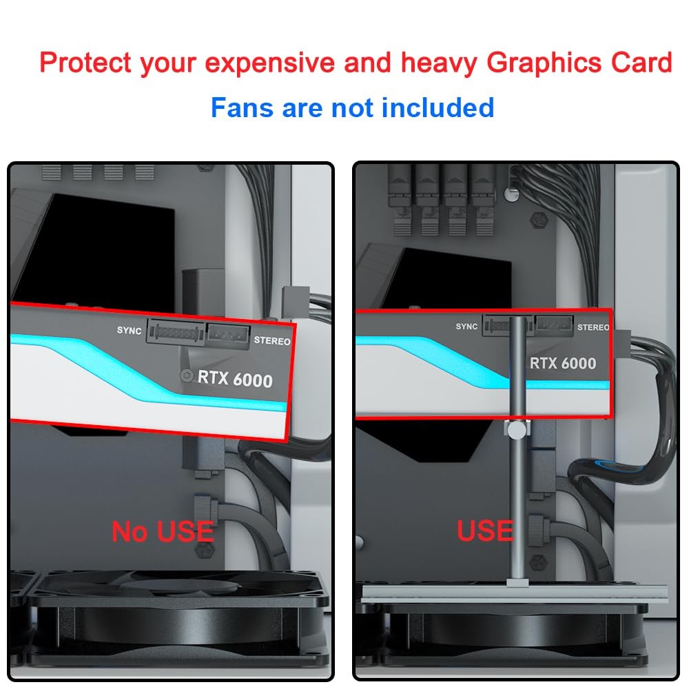 GPU Bracket, Graphics Card , GPU Bracket Brace, Video Card Sag Holder, GPU St...