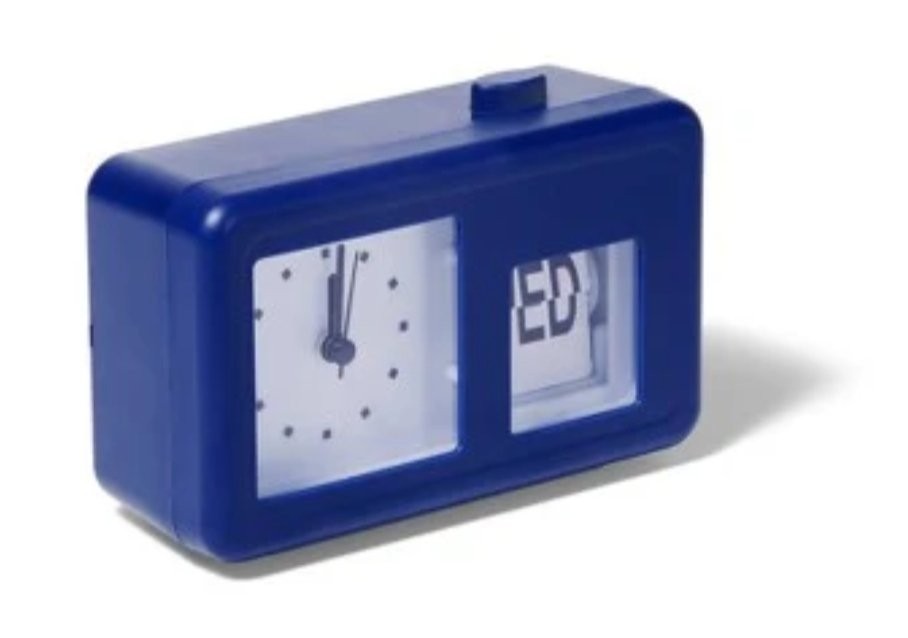 Retro Clock Blue - Bullseye's Playground