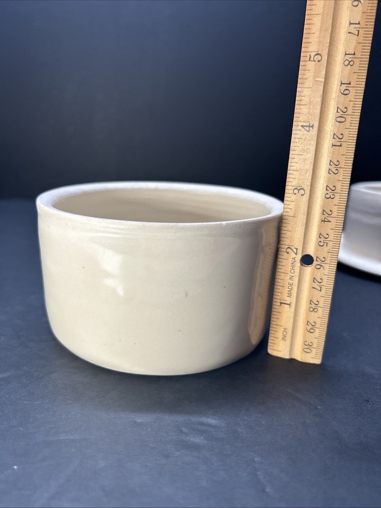 Studio Art Pottery Butter Bell Apple Signed