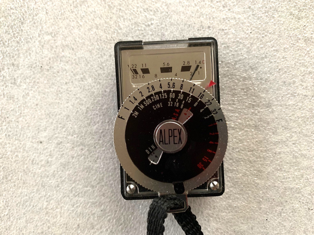 Vintage ALREX Camera Flash Light Exposure Meter-Tested