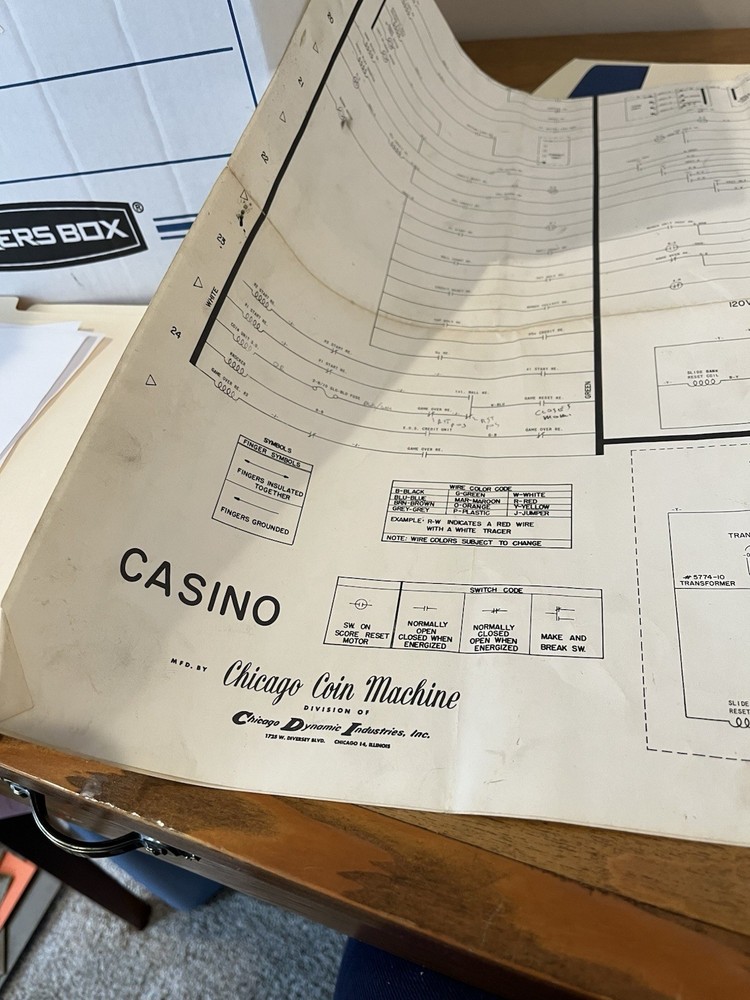 Cinema Pinball Schematic