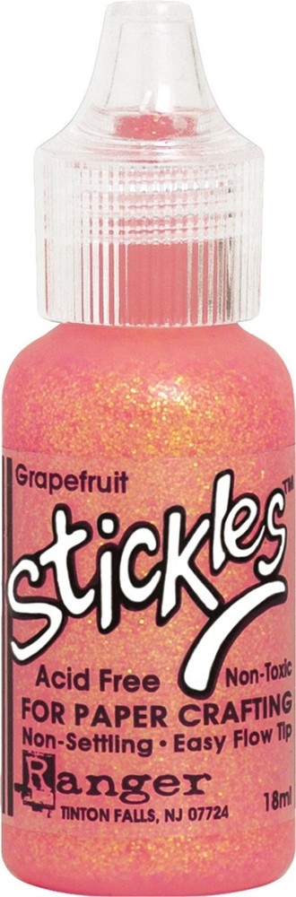 Ranger Stickles Glitter Glue .5oz-Grapefruit