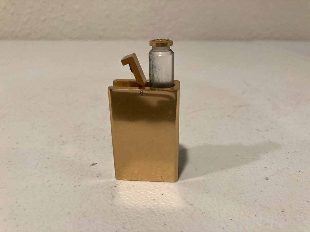 Vintage Lady Sterling Perfume Atomizer Lighter Golden