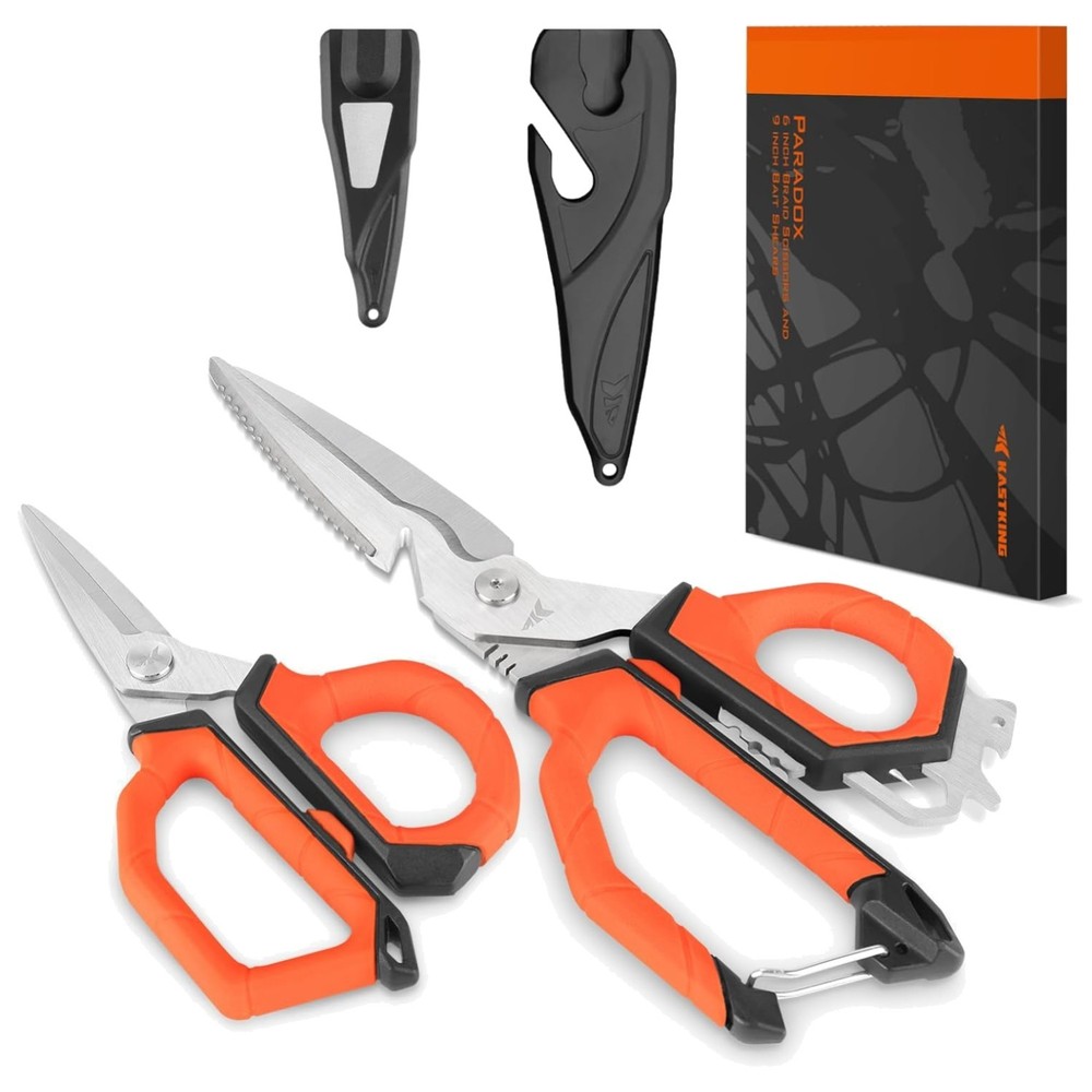 9" Bait Shears & 6" Line Scissors