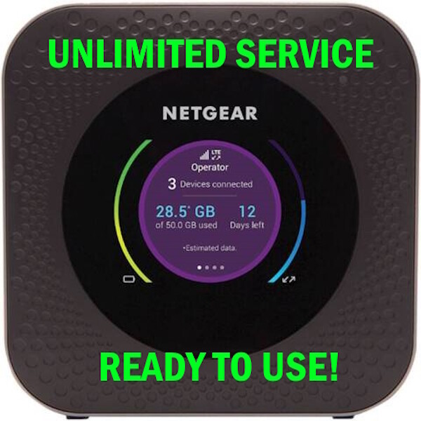NETGEAR MR1100 Mobile Hotspot Router 💥 INCLUDES UNLIMITED DATA PLAN ✅
