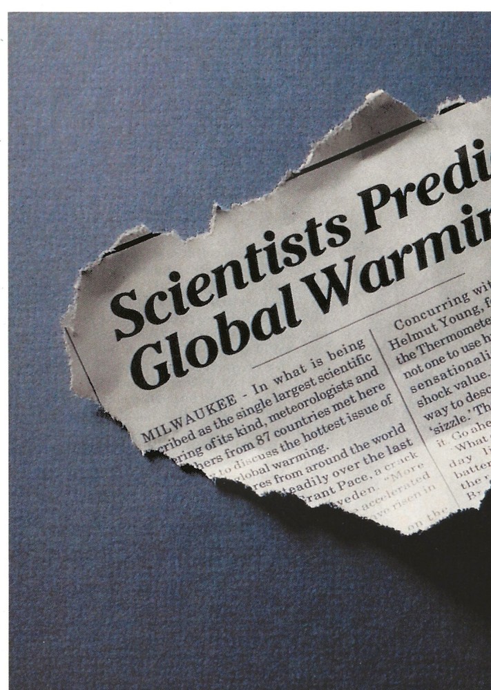 Vintage Print Ad Miller Genuine Draft - Scientists Predict Global Warming - 1990