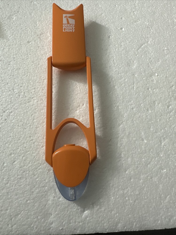 Orange Great Point Adjustable Magnifying Light.