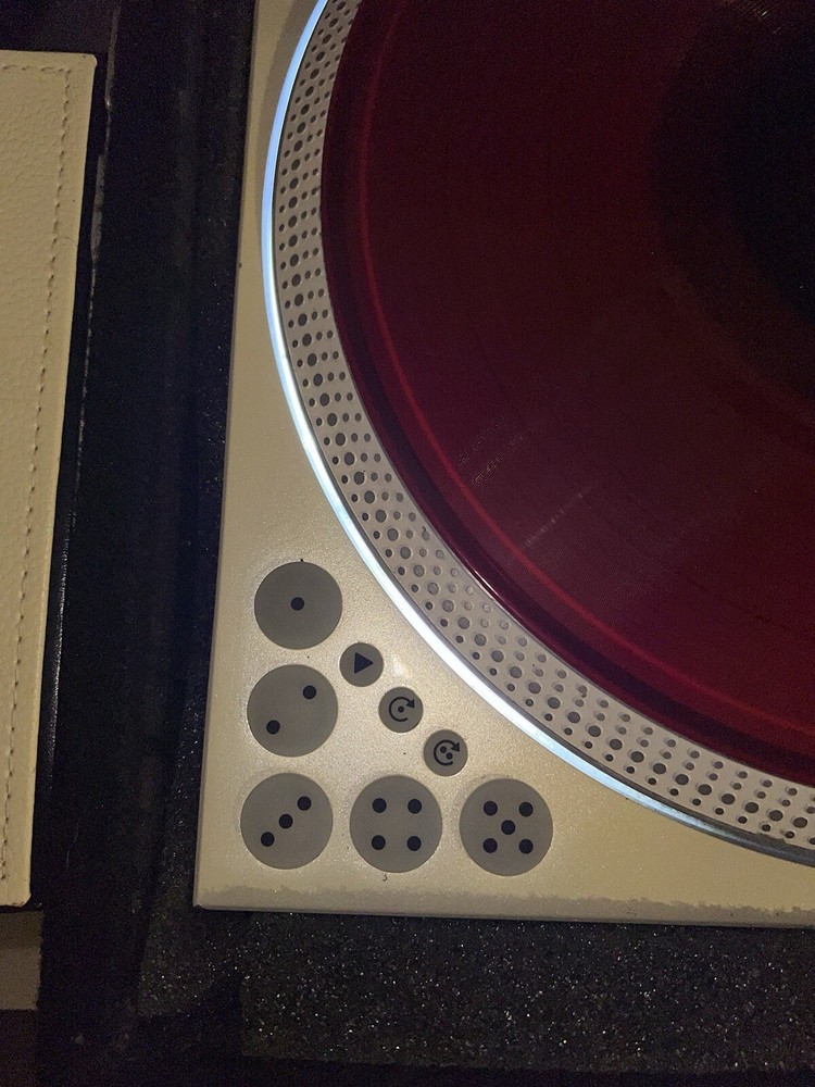 2 Custom Technics 1200 Turntables w Built In Dicers