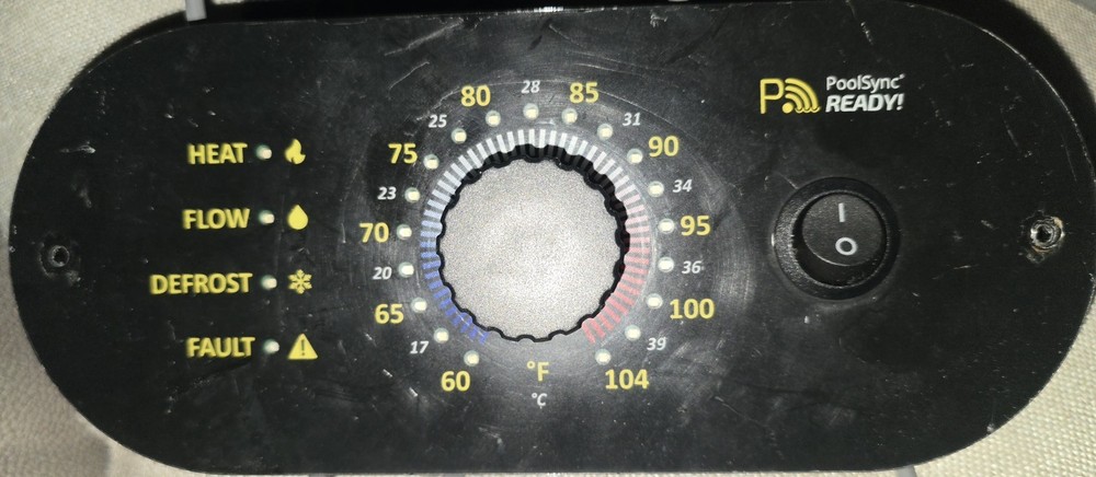 Aquacal ECS 0500HP10 Dial Display Control Panel