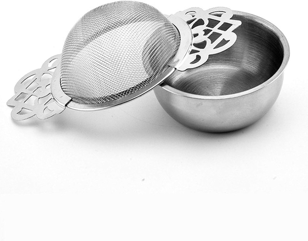 2 Pack Tea Strainer Stainless Steel Mesh Tea Infuser Loose Leaf Tea Filter with