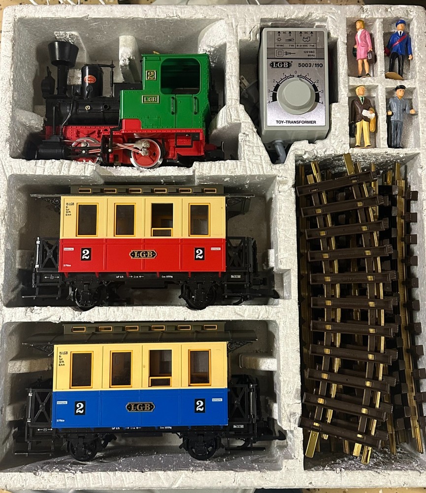 LGB Big Train Starter Set G-Scale 20301 (US) WORKS!