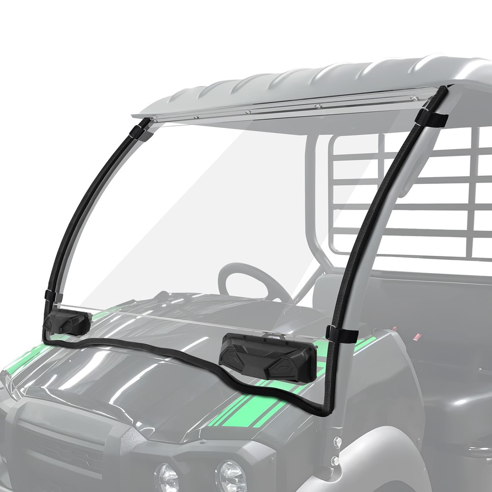 Front Window Scratch Resistant for Kawasaki Mule SX 2017-2026 Vented Windshield