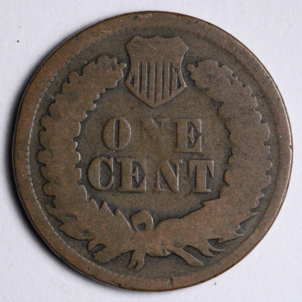 1864 BR Indian Head Cent Penny GOOD E105 IRB