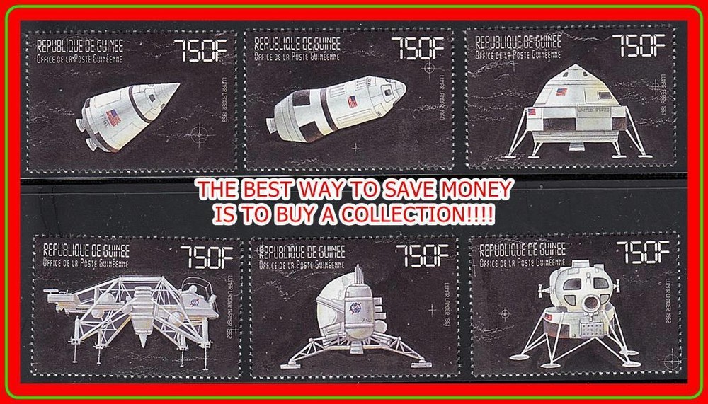 GUINEA 1999 LUNAR MODULES MNH  SPACE, ASTRONOMY