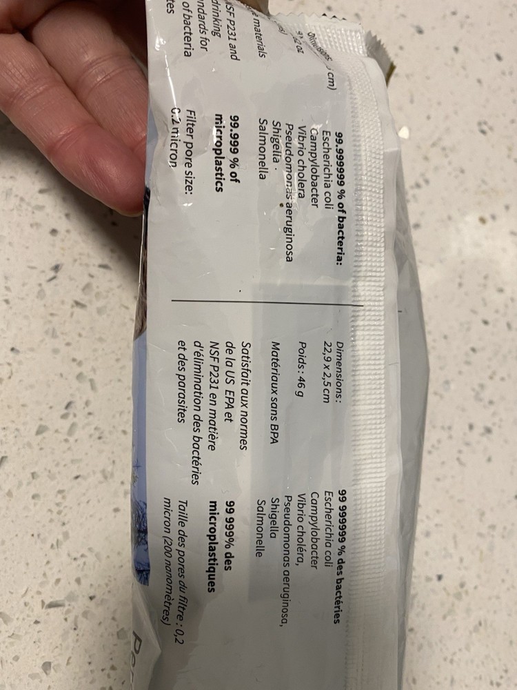 LifeStraw Personal Water Filter Long Lasting