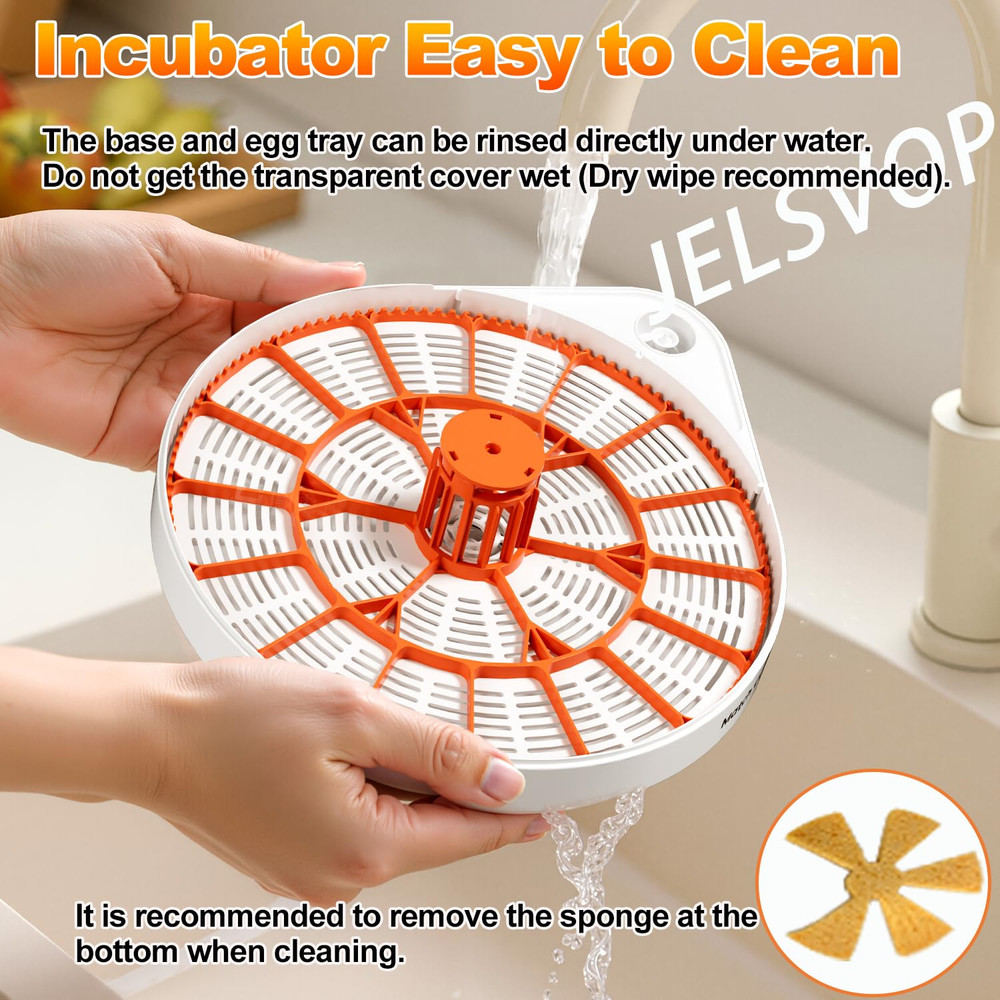 Upgraded Incubators for Hatching Eggs, 12 Egg Incubator with Automatic Egg Turni