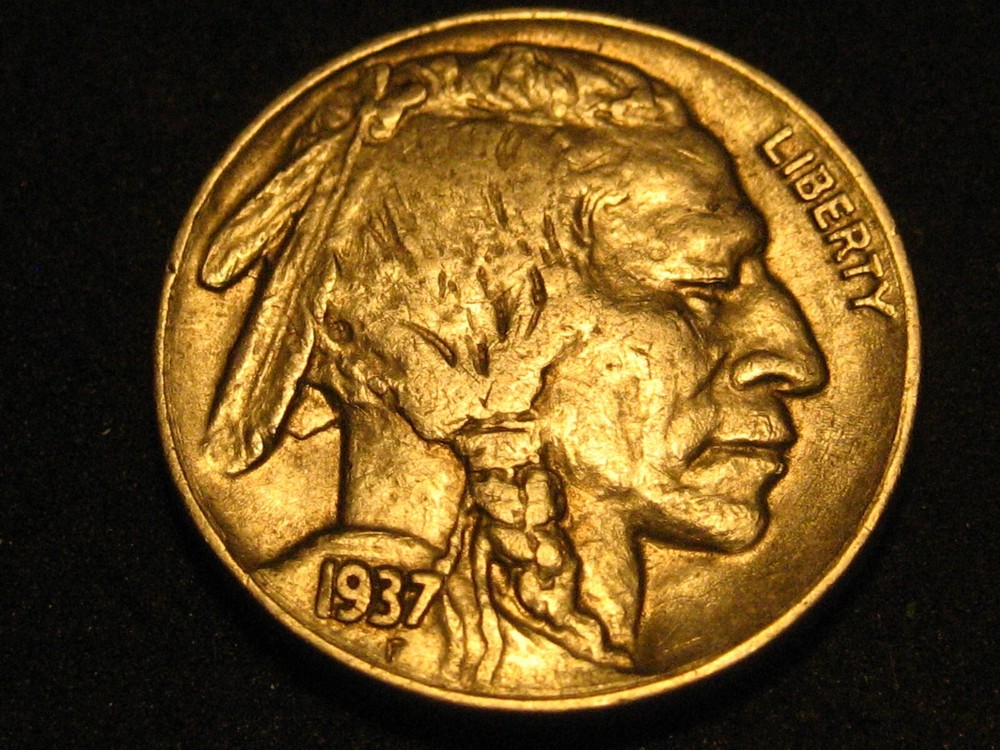 1937-P Buffalo Nickel AU