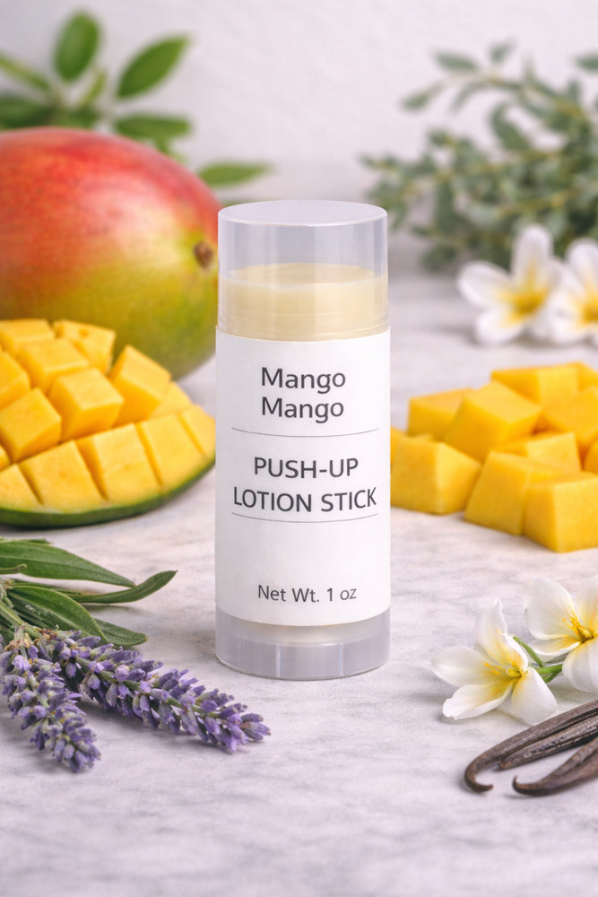 Handmade Push-Up Lotion Stick Moisturizing Solid Lotion Balm – Choose Scent