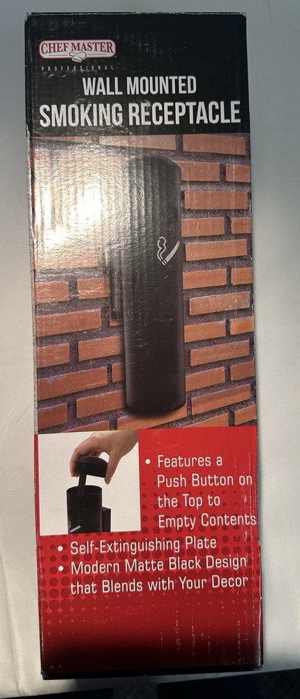 WALL MOUNTED SMOKING RECEPTACLE