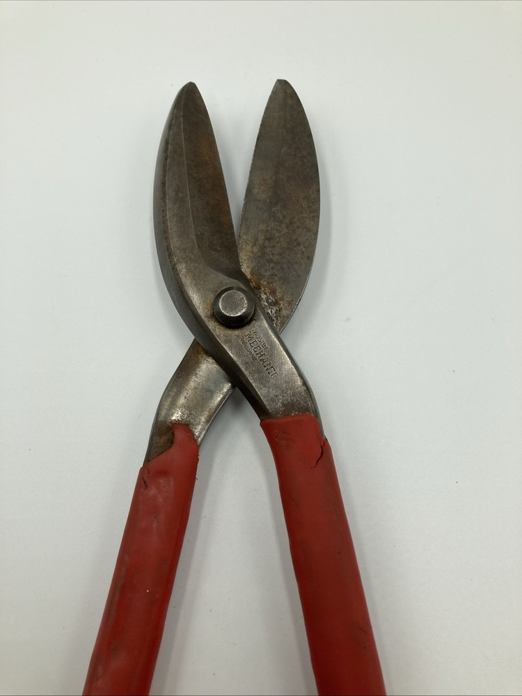 Master Mechanic Professional Tin Snips 12.5" and 10" Scissors