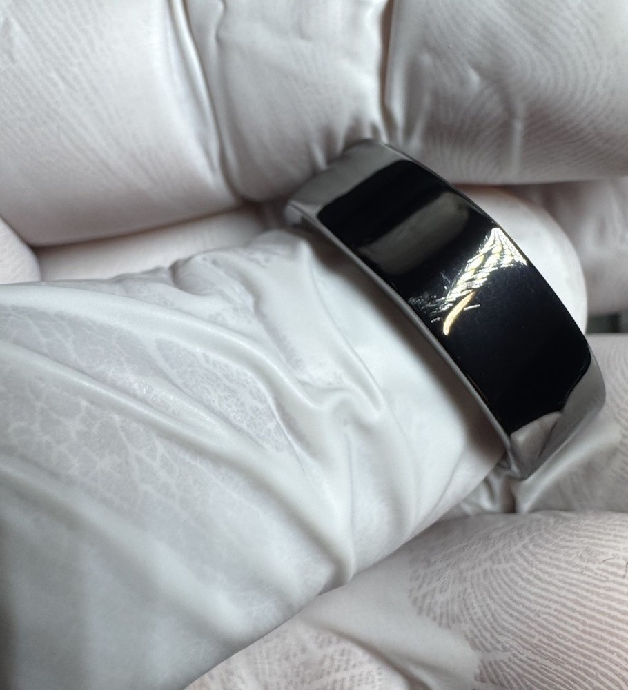 Oura Ring Gen 3 - Heritage - Black - Size 12 - (Moderate Scratching) [3]