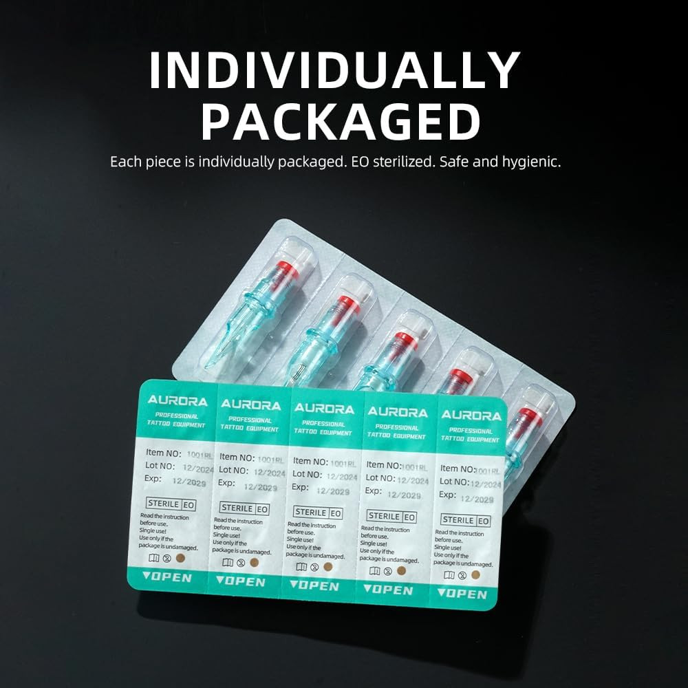 Aurora Cartridges Tattoo Needle 20 Unite Box (3RL)