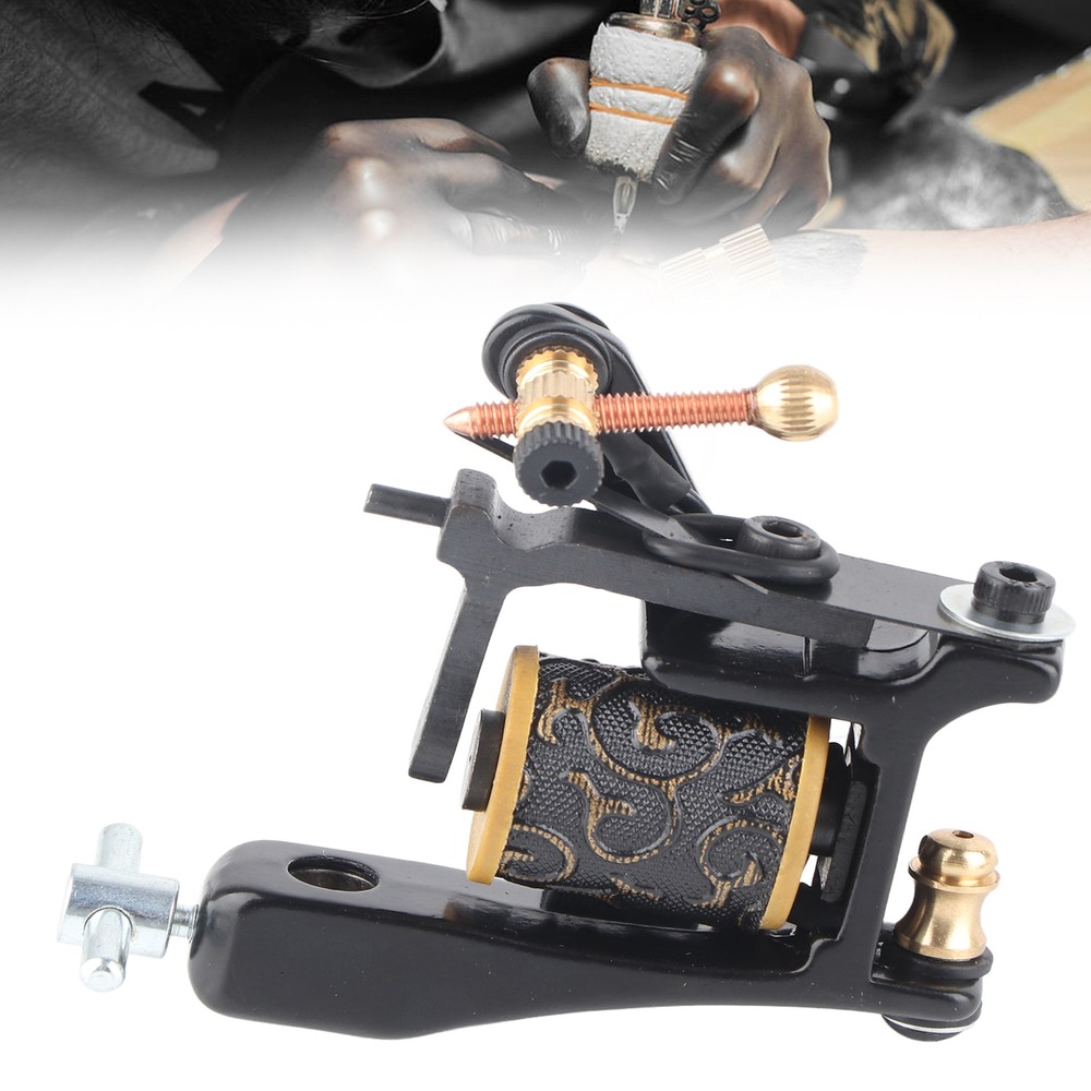 12 Warps Coils Wire Unique Pattern Tattoo Machine Gun Single Wire Coil Tattoo