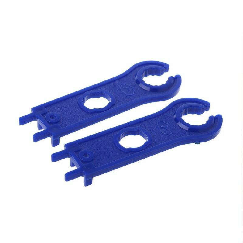 2PCS MC-4 Solar Connector Tool for  Spanner Wrench PV Panel Wire Connect Blue