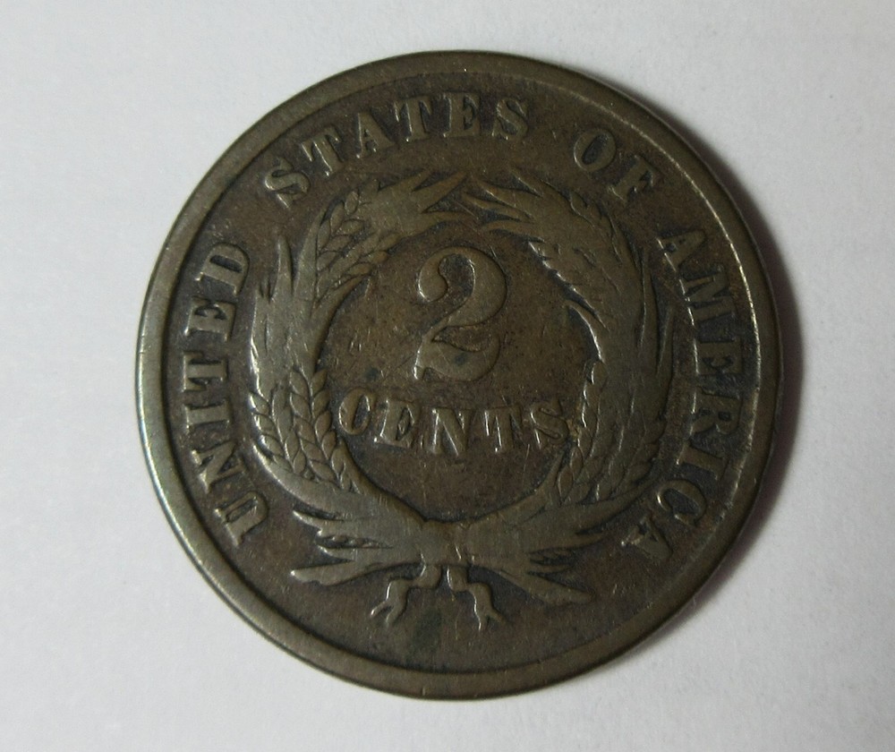 1864 Two Cent Fine (#1029a)