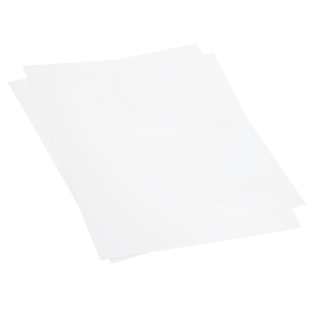 2 Pcs 8 x 8 x 0.02 Inch White Plastic Sheet DIY Crafts ABS Panel