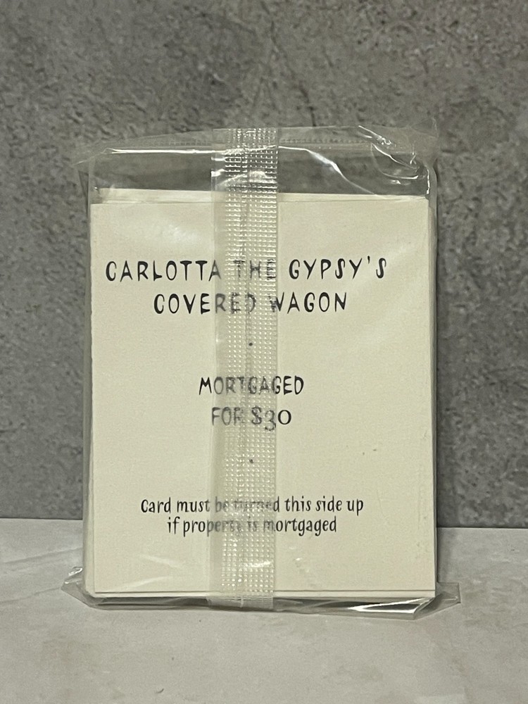 2000 Scooby-Doo! Fright Fest Monopoly - Replacement Deed cards (SEALED)