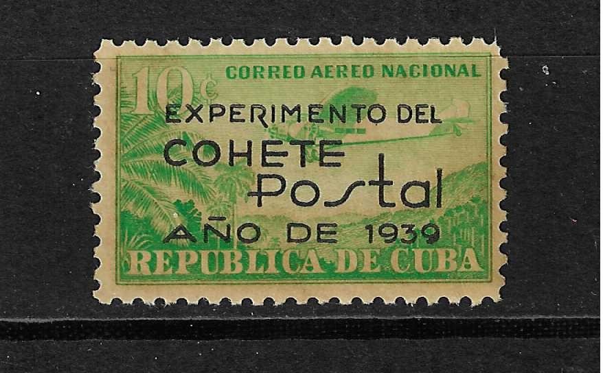 Postal Rocket Experiment. 1939. Havana.
