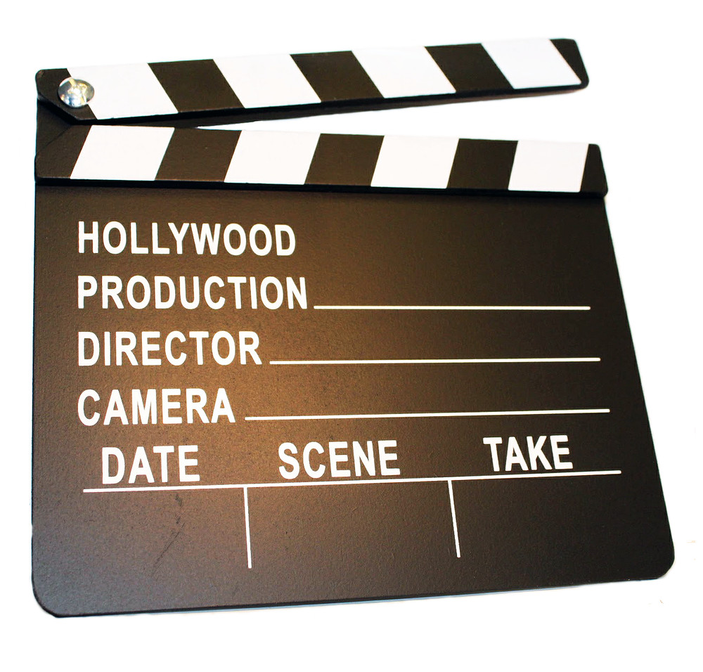 Hollywood Movie Film Director's Clapboard Slateboard Director's Prop