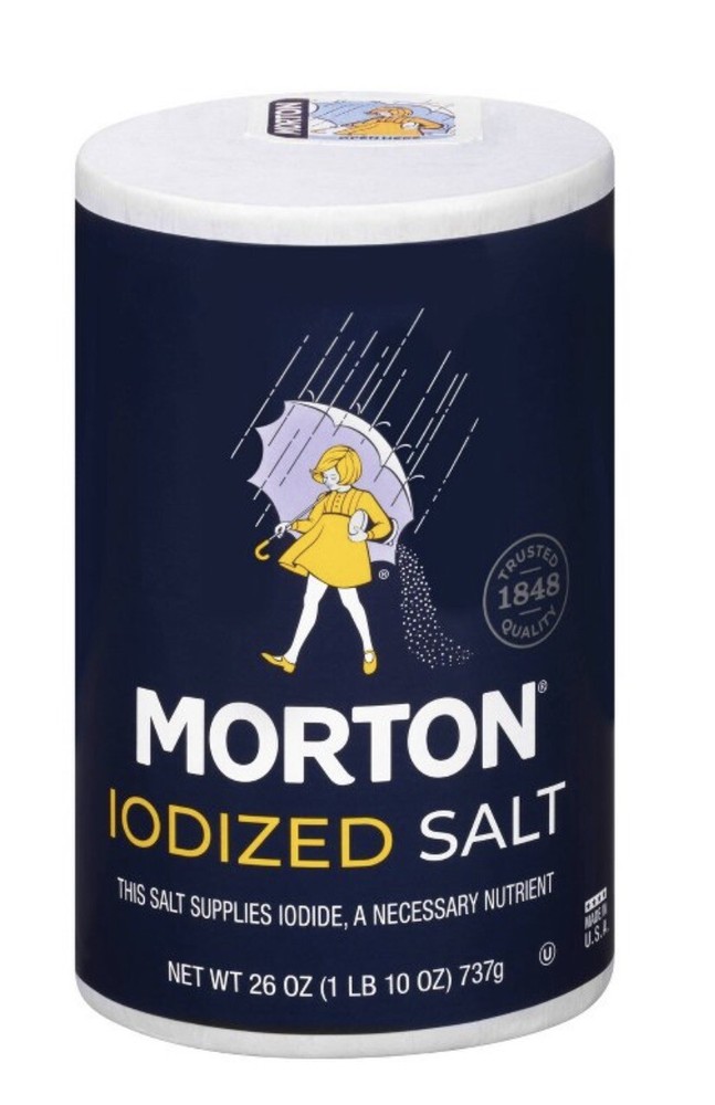 Morton Salt, Iodized, 26 Ounce