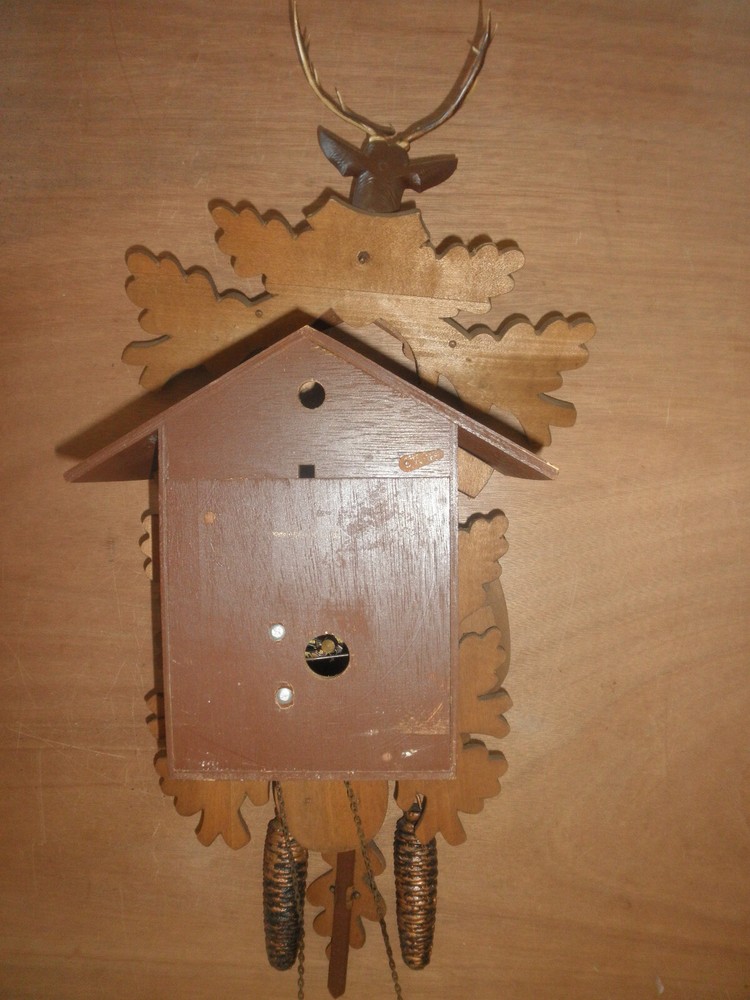 Cuckoo Clock German BK Black Forest working Hunter 1 Day CK3017