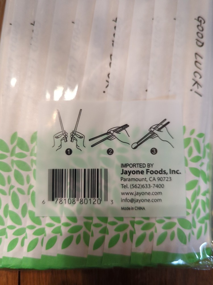 Jayone Wooden Chopsticks (40pcs)