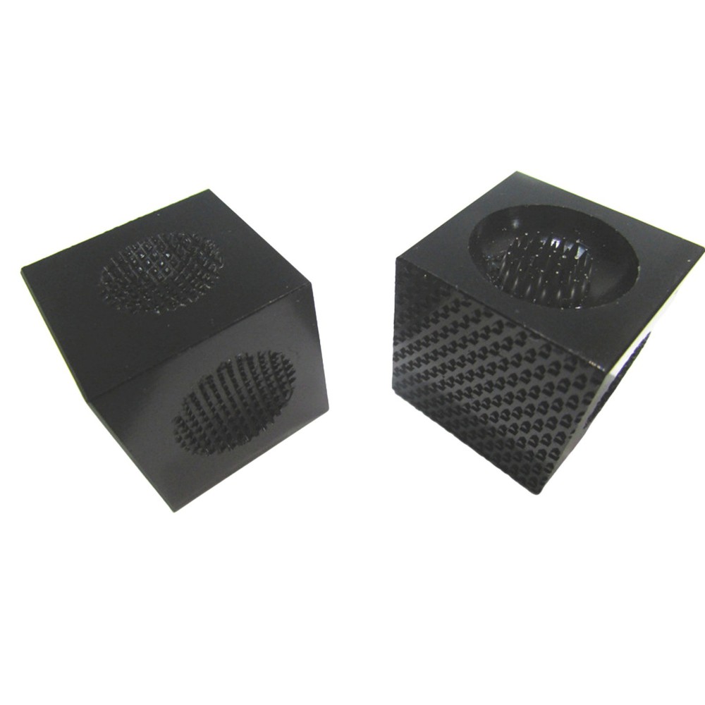 Black 5-in-1 Billiard Pool Cue Tip Tool, Scuffer/Shaper/Aerator Tip Pick Cube
