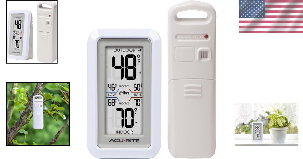 02049 Digital Thermometer White