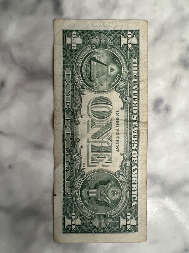 2013 series B 1 dollar bills