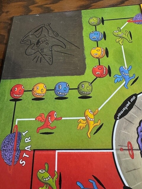 1998 Cranium Original Game Board