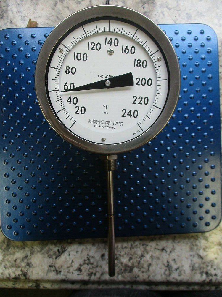 NEW ASHCROFT DURATEMP EVERYANGLE DIAL THERMOMETER 600 B-01-AK
