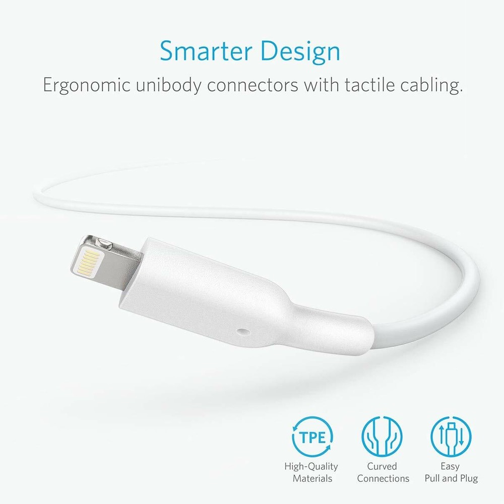 Anker USB Data Sync Charger Cable 3ft Apple MFi Certified Charging for iPhone 11
