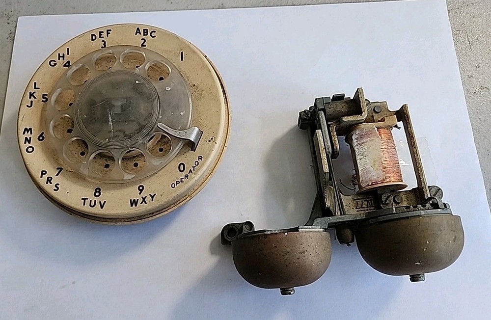 Vintage Rotary Phone Parts