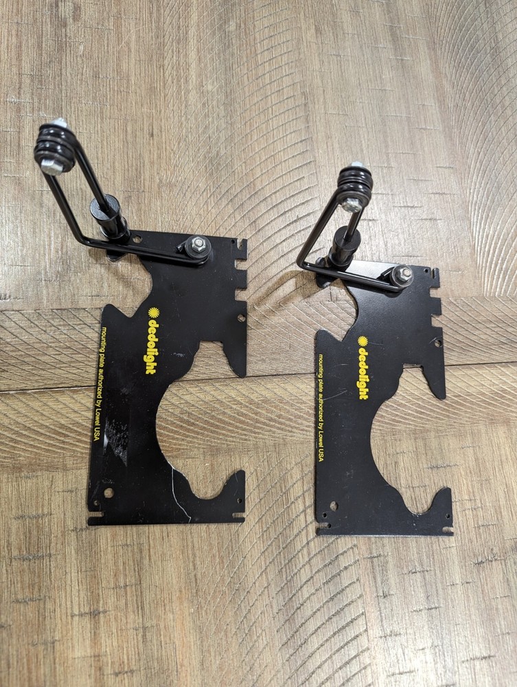 Two Dedolight Mounting Plates