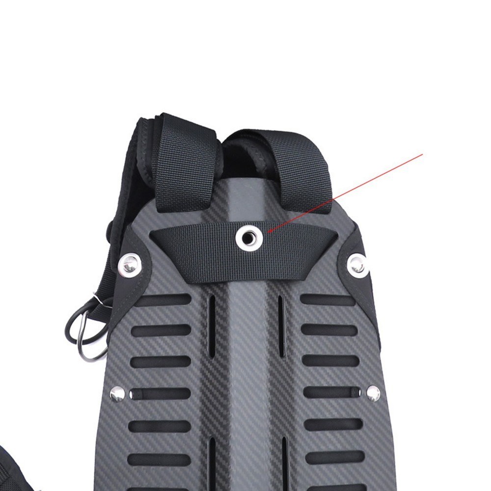Diving Backplate Webbing Dive 3.5m 304 Stainless Steel Backplate Webbing