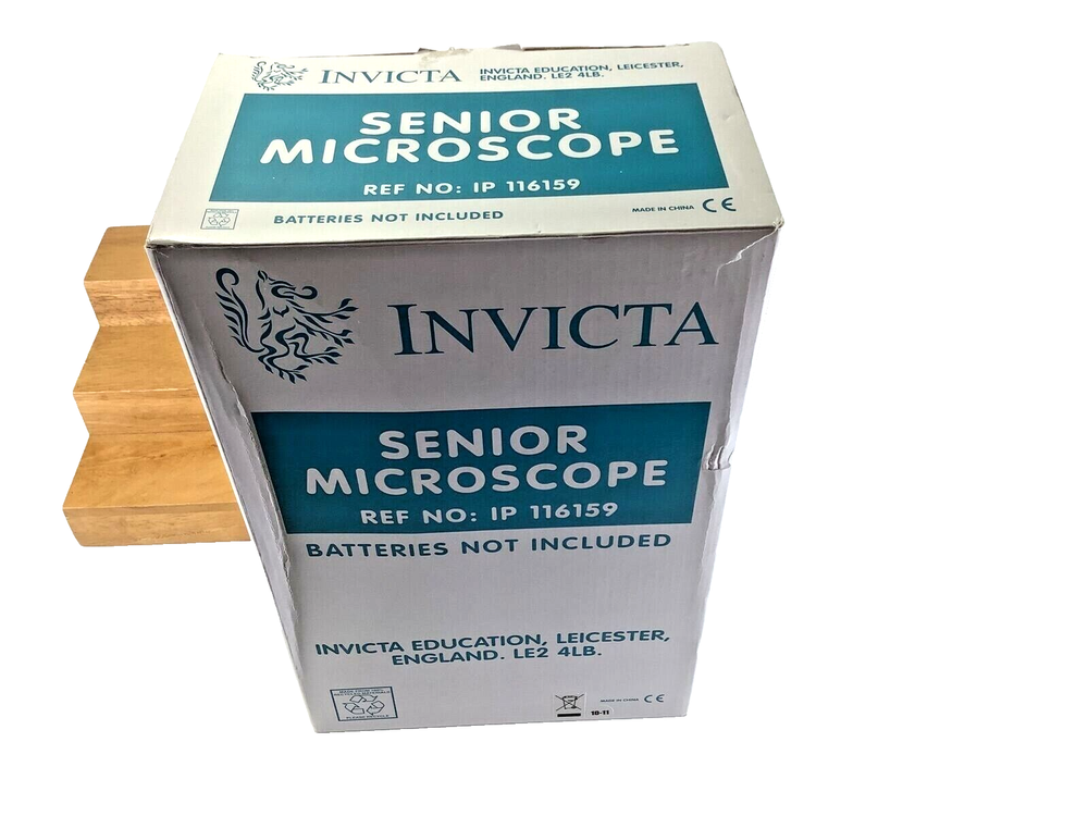 2004 NOS INVICTA Microscope Senior Model # IP116159 w Slides